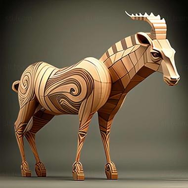 3D модель Инджаз известное животное (STL)